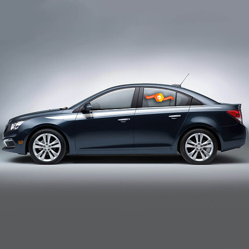 Stride Taper Stripe se adapta a la calcomanía gráfica Chevy Cruze 2008 - 2016
