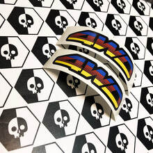 Par 4WD TEQ Vintage Sunset Retro estilo antiguo vinilo pegatinas calcomanía apto para Toyota 4Runner Tacoma FJ Cruiser
 2