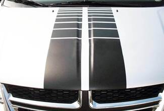 Hood Strobe Strobes Faded stripes gráficos calcomanías rayas Dodge Grand Caravan
