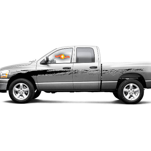 Adhesivo Vinilo Lateral Salpicaduras de Barro para Dodge Ram 1500