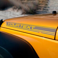 Calcomanías de vinilo con franjas personalizadas para capó para Jeep Wrangler_3