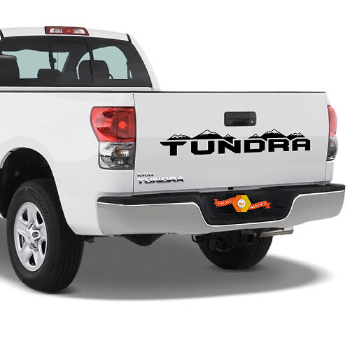 Vinilo decorativo para la puerta trasera Mountains para Toyota Tundra