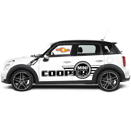 Calcomanías gráficas de rayas laterales para Mini Cooper Countryman 2000 a 2019
