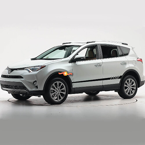 Pegatina de vinilo de línea de trazos para Toyota RAV4 2006-2019