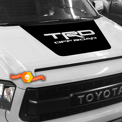 Calcomanía de vinilo para capó estilo blackout TRD Off Road para Toyota Tundra 2014-2019