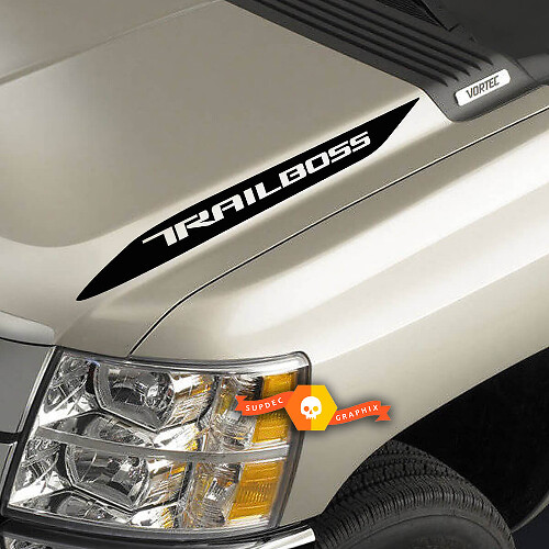 2019 2020 Chevy Silverado 1500 Trail Boss Hood Spear Calcomanías Juego de 2
