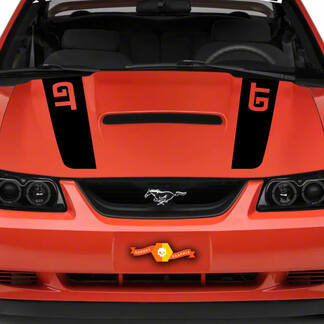 1999 - 2004 Ford Mustang GT Hood Stripe Decal Fox Body Cualquier color
