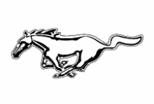 Calcomanía con el logotipo de Ford Mustang nuevo 1
