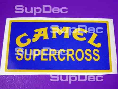 Calcomanía del tanque Honda Camel supercross Pegatina