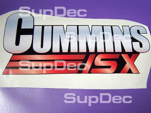 2 calcomanías Cummins ISX emblema dodge ram