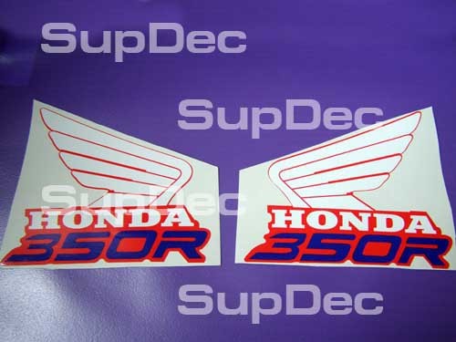 Honda Wings 350R Tank Decal Sticker par