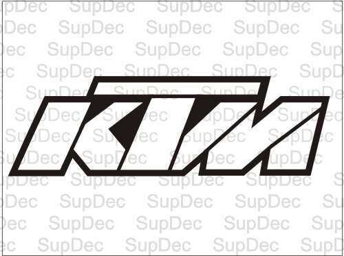 Calcomanía de vinilo KTM #1