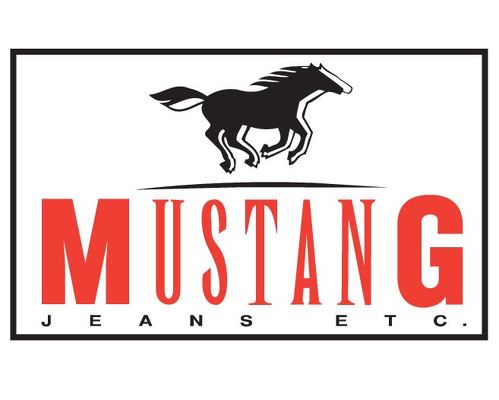 Calcomanía de jeans Mustang Pegatina