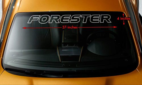 Subaru Forester Olline Windshield Banner Long Lastin Vinyl Decal Sticker 37x4 