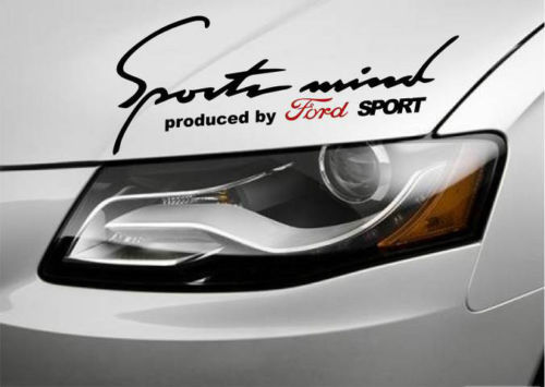 2 Sports Mind Producido por FORD Mustang Focus F150 Calcomanía