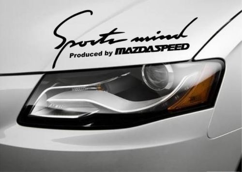 2 Sports Mind Producido por MAZDASPEED 3 5 6 RX8 Mazda Decal stick