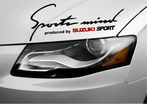 2 Sports Mind Producido por SUZUKI Sport SX4 XL7 Vitara Calcomanía