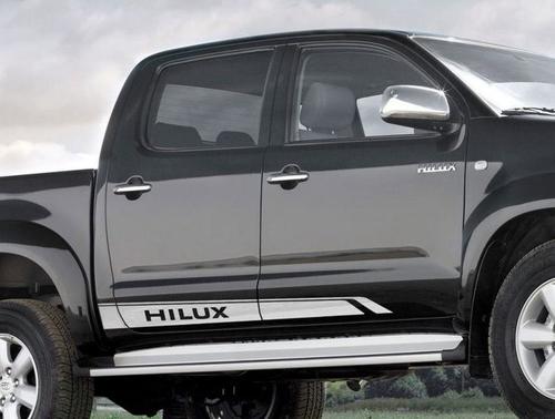 Toyota HILUX SR5 TAILGATE 2004 - - 2020 Calcomanía con franja lateral gráfica
