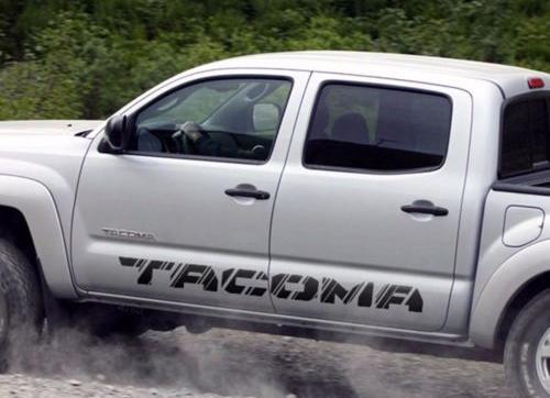 Toyota-TACOMA-2016-TRD-sport-side-stripe-graphics-calcomanía-Wild-Style