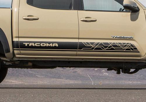 Toyota-TACOMA-2016-TRD-sport-style-graphics-Side-stripe-calcomanía
