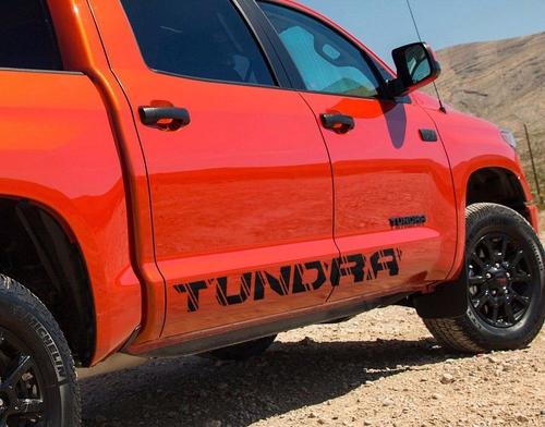 Toyota-TUNDRA-2016-TRD-sport-side-stripe-graphics-calcomanía-Wild-Style