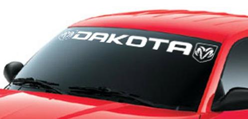 Etiqueta engomada de la etiqueta de la bandera del parabrisas de la ventana para el vinilo de Dodge Dakota Ram