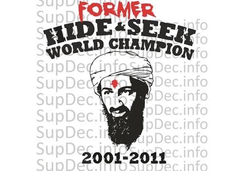 Calcomanía #2 de Osama Bin Laden Kill Ded