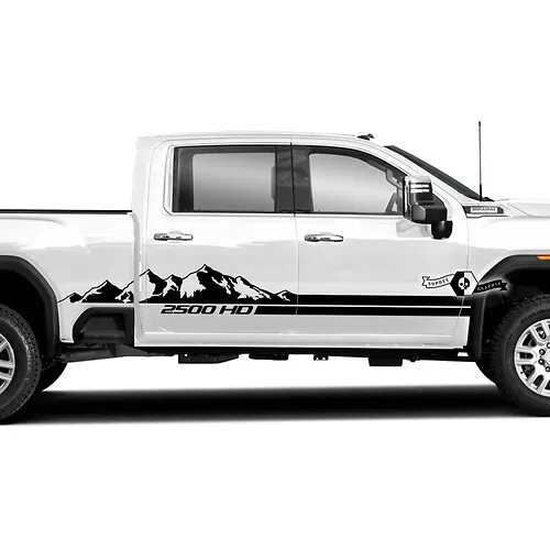 Z85 4x4 Vinyl Graphics Decal Set - 12.5" X 4" - For Chevy/GMC Trucks, Street Legal Decals