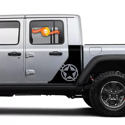 Calcomanía Estrellas Jeep Cj Tj Yj Renegade Wrangler Emblema