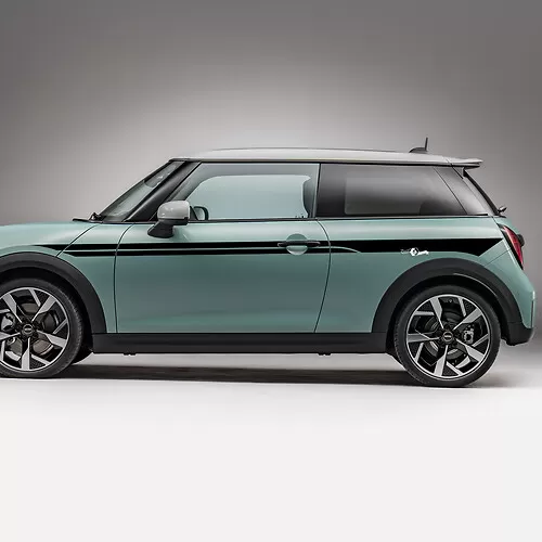Lado Adhesivo MINI Cooper Gráficos De COCHES A Cuadros, Rayas MINI Comprobador De Gráficos COOPER S UN JCW 1.4 1.6