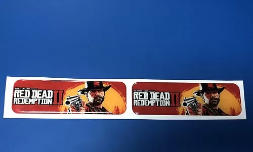 Calcomanías abovedadas Red Dead Redemption 2 emblemas Coche bicicleta ...