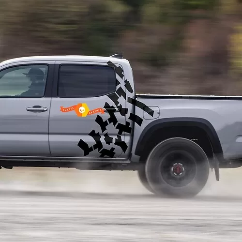 Kit De Calcomanías Gráficas De Vinilo Para Caja De Toyota Tacoma Tundra 2016-2023 TRD OFF ROAD - México