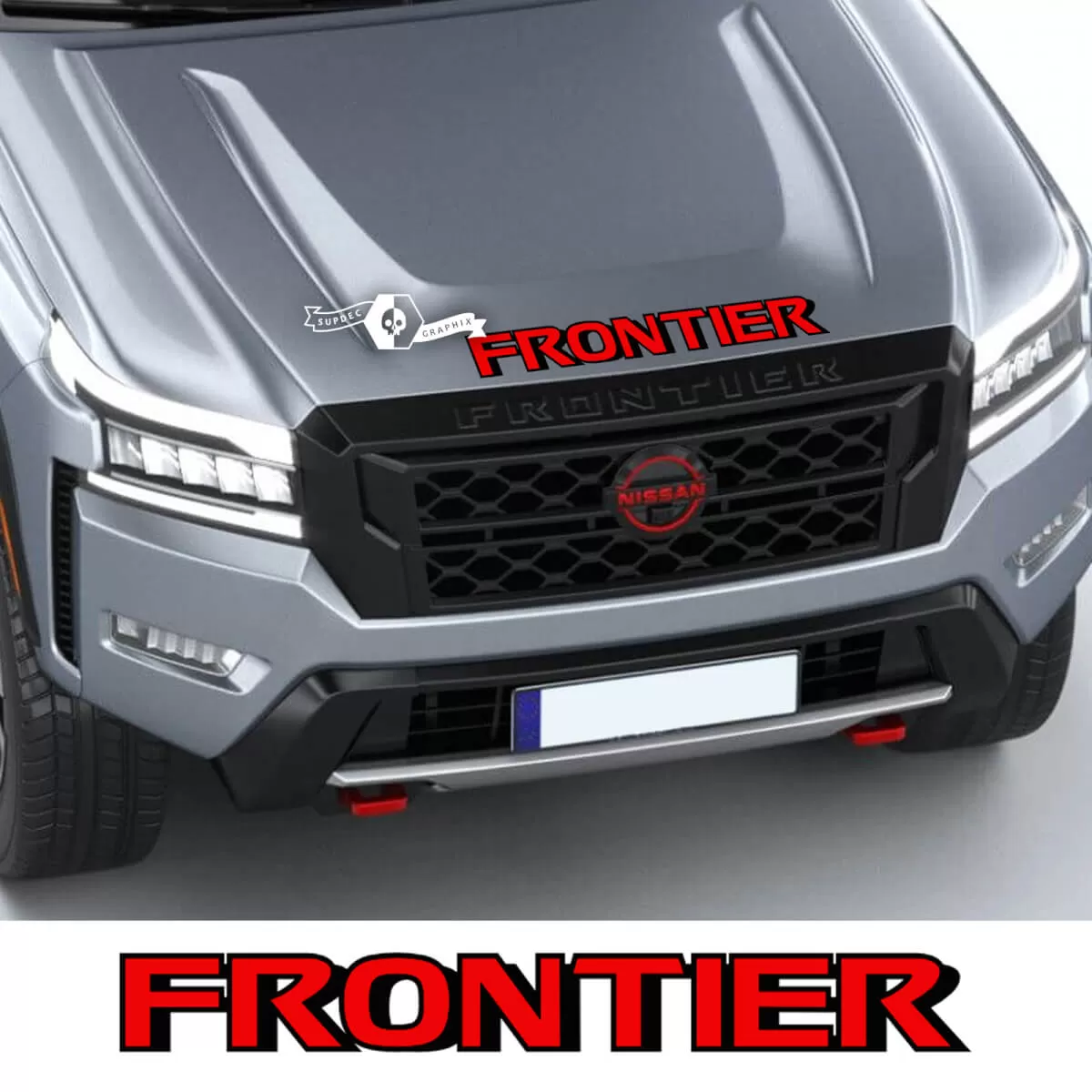Nissan Frontier S SV Pro-4x Hood Calcomanía Vinilo Logo Calcomanías ...